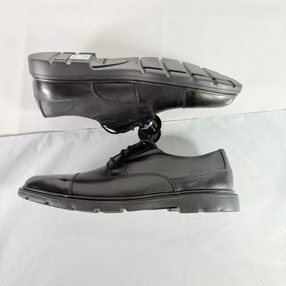 Bostonian‎ Luglite Cap Men's Size 10 M Black Leather Waterproof Dress Shoes New